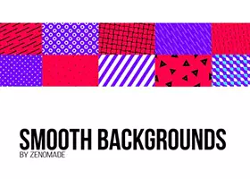 Pr模板 文字线条平滑背景 Smooth Backgrounds for Premiere Pro 14.mogrt