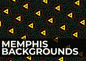 Pr模板 孟菲斯设计背景 Memphis Backgrounds Essential Graphics for Premiere Pro 40.mogrt