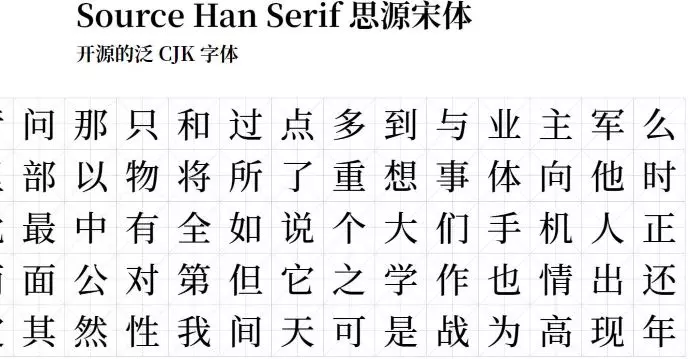 【免费可商业字体】思源宋体 Source Han Serif 下载插图