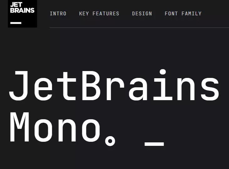 【免费可商业字体】程序员必备编程字体 JetBrains Mono 下载插图