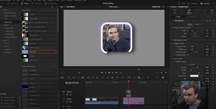 达芬奇插件 画中画效果 DaVinci Resolve Plugin Picture in Picture Effects 免费下载插图