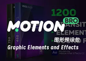 Ae插件 免费音效&图形元素预设包 Motion Bro Graphic Elements and Effects Pack 下载